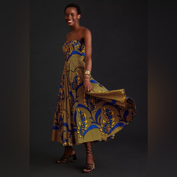 Anthropologie Dresses & Skirts - New Anthropologie SIKA Strapless Maxi Dress Size 4